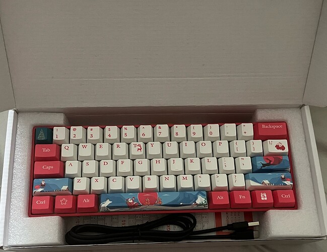 christmas keybaord